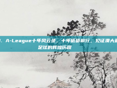 118. A-League十年风云录，十年砥砺前行，见证澳大利亚足球的辉煌历程📖