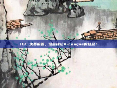 113. 决赛前瞻，谁能捧起A-League的桂冠？