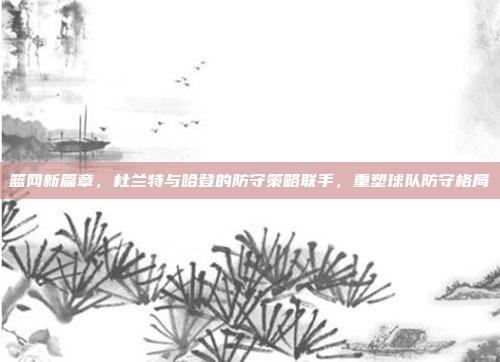 篮网新篇章，杜兰特与哈登的防守策略联手，重塑球队防守格局