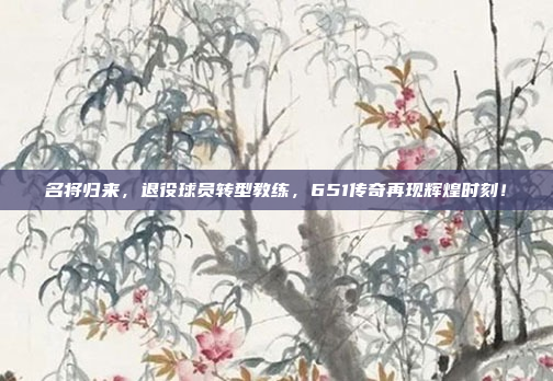 名将归来，退役球员转型教练，651传奇再现辉煌时刻！