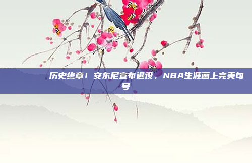 🌅🏀 历史终章！安东尼宣布退役，NBA生涯画上完美句号